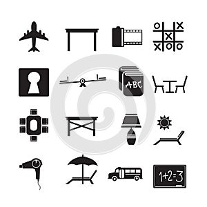 Set of web icons for website and communication