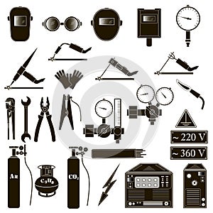 Set welding items photo