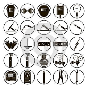 Set welding items