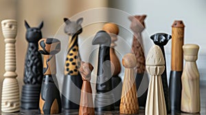 A set of wine stoppers with various designs from e animal shapes to sophisticated abstract patterns to keep an open photo