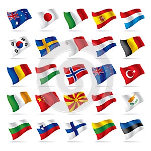 Set of world flags 2