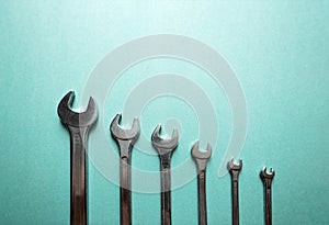 Set of wrenches