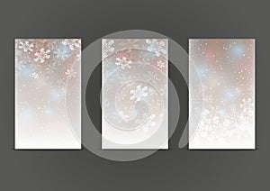 Set of 240 x 400 shiny banners