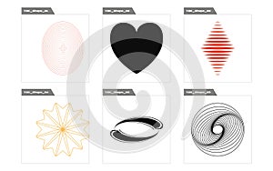 Set of Y2K style vectors of objects. Large set of retro objects for design. Cyberpunk elements.