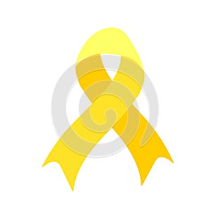 Setembro Amarelo - Yellow Sempteber in Portuguese, Brazillian, suicide prevention month. Ribbon support and awareness photo