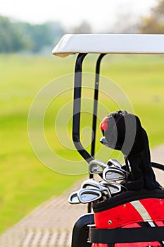 Sets of golf clubs