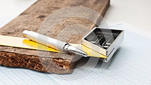 Setsquare and the board