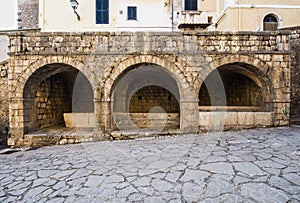 Settefrati, ancient lavatoio for laundry, Ciociaria, Valle di Comino, Frosinone photo