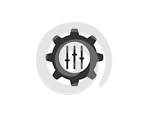 Setting, adaptation, change icon. Vector illustration.