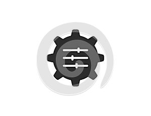 Setting, adaptation, change icon. Vector illustration.