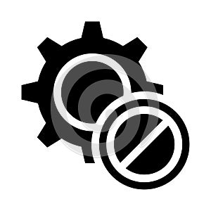 Setting block glyphs icon