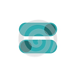 setting buttons icon. Element of web icon for mobile concept and web apps. Colored isolated setting buttons icon can be used for