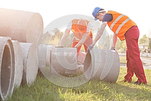 Setting concrete circles