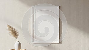 Setting conveys simplicity and elegance emphasizing natural elements and