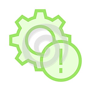 Setting error color line icon