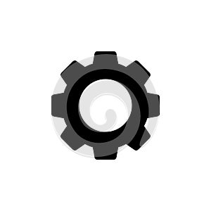 Setting Icon isolated on white background. Setting vector icon. Cog Settings Icon Symbol. Gear