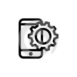 Setting Icon SET Vector illustration