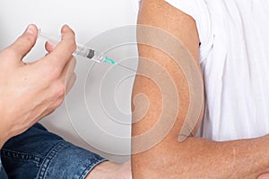 Setting an injection