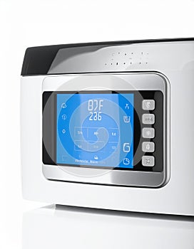 Modern Smart Appliance Control Panel with Digital Display