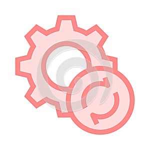 Setting reload color line icon
