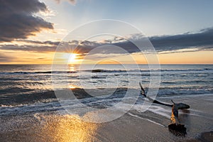 Setting Sun at Blind Pass Beach, Manasota Key, Florida