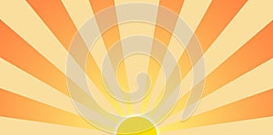 Setting Sun Graphic Clip Art