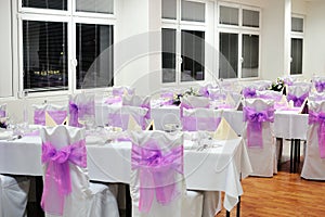 Setting tables for graduations