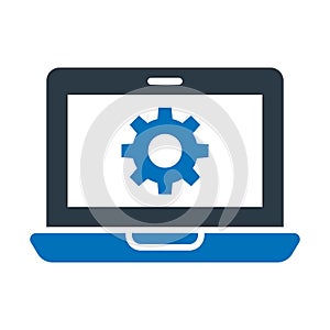 Setting, web gear Vector Icon which can easily modify