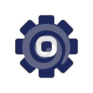 Settings black glyph ui icon