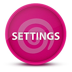 Settings luxurious glossy pink round button abstract