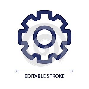 Settings and personalization linear ui icon