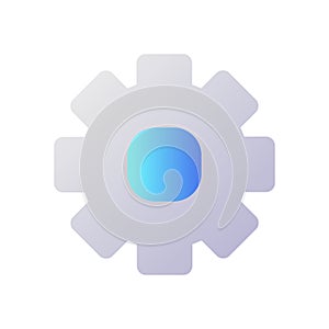 Settings pixel perfect flat gradient two-color ui icon