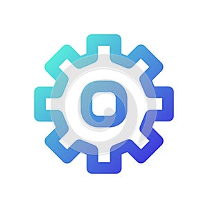 Settings pixel perfect gradient linear ui icon