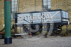 Settle coal truck, Settle, Yorkshire Uk