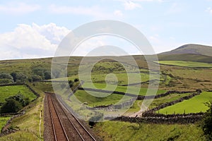 Settle to Carlisle railway Birkett Common Cumbria