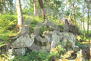 The settlement of the ancient Karelians, Paaso in Sortavalsky region of Karelia