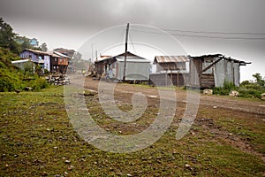 Settlement in Chin State, Myanmar