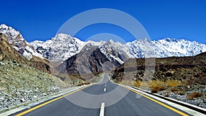 settlement, Karakoram Highway, highest international highway, Pakistan