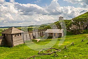 Settlement on Mount Birów. Poland