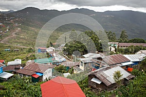 Settlement in Mountains - Burma