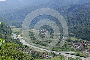 settlement of the villagers of Pining Gayo Lues on the slopes of Mount Leuser, Aceh, Sumatra, Indonesia. photo