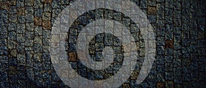 Setts texture also called cobblestone texture