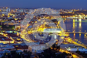 Setubal at night