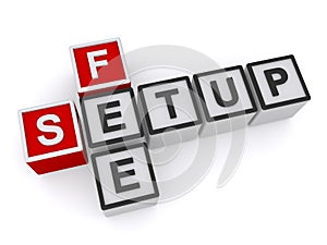 Setup fee crossword