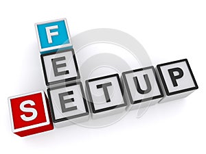 Setup fee crossword