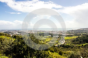 SetÃºbal city, Sado river and natural park of ArrÃ¡bida, Portugal