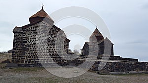 The ancient Sevanavank monastery, Sevan, Armenia