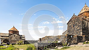 view of Sevanavank Sevan Monastery, Armenia