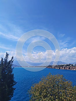 Sevan lake  in Armeniain mountains