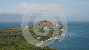 Sevan Peninsula - in the North-Western part of lake Sevan. Before the fall of the water level of the lake, the Peninsula had the s